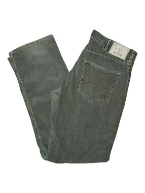 Patagonia Mens Corduroy Pants 33x32 Green Regular Straight Fit Organic Cotton